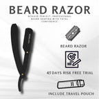 Matt Black Cut-Throat Razor